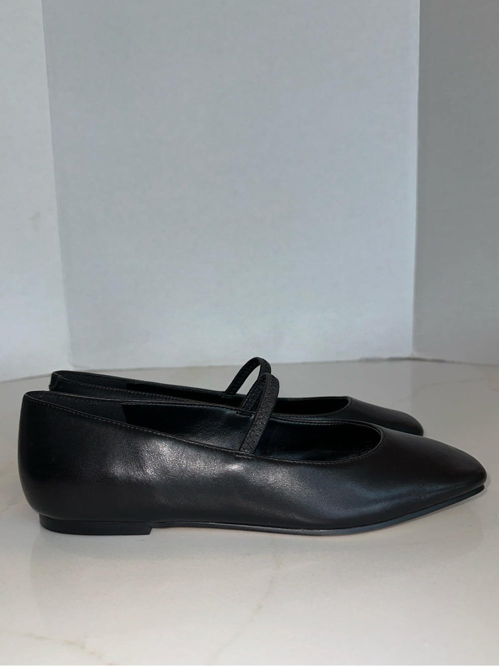 MARC FISHER LTD Urella Leather Mary Jane Flat Black - Picture 7 of 15